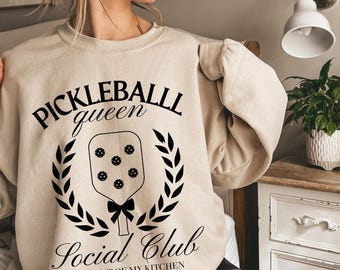 Pickleball SVG, Pickleball PNG, Pickleballer Cut Files for Cricut, Paddle Png, Pickleball Shirt Design, Picke Ball Social Club Coquette Svg