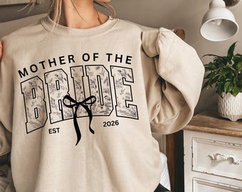 Mother of the Bride 2026 PNG, Mom of Bride Clipart, Wedding Shirt PNG, Bridal Sublimation Design, Wedding Party Illustration, 2026 Wedding