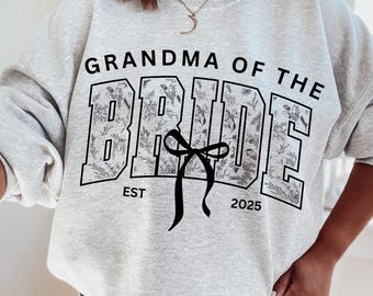 Grandma of the Bride 2025 PNG, Grandma Bridal Clipart, Wedding Shirt PNG, Bridal Sublimation Design, Wedding Party Illustration 2025 Wedding