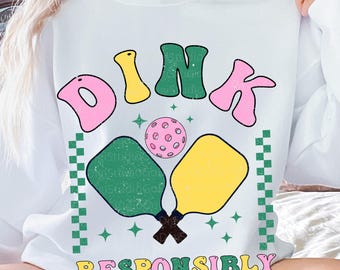 Pickleball PNG, Pickleball Sublimation Design, Retro Pickleballer Illustration, Paddle Png, Pickleball Shirt PNG, Trendy Pickle Ball Lover