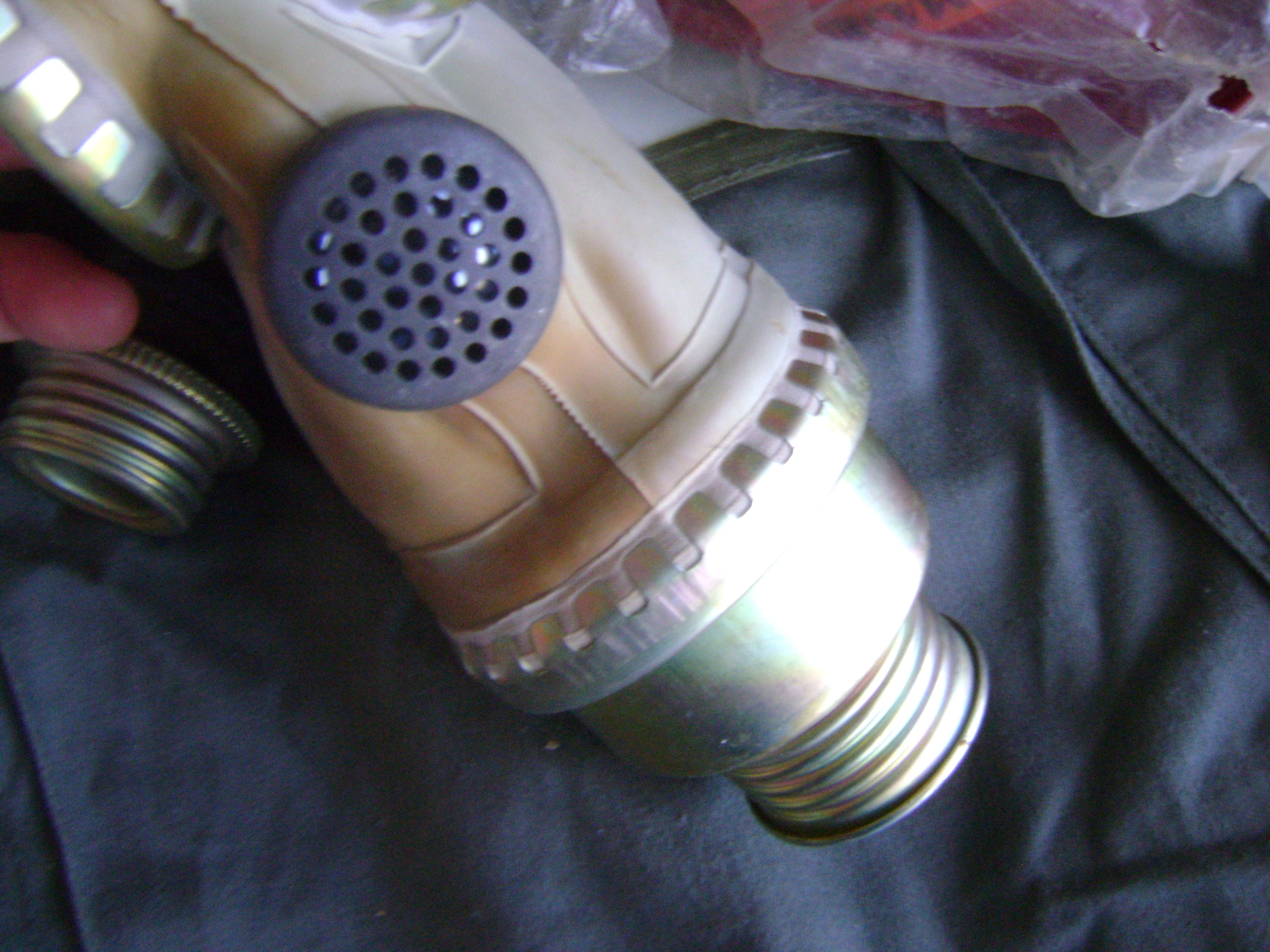 Maschera Antigas Di Protezione Originale SHM-41M 1963 EO-62K Taglia 4 CAPE Esercito Militare Sovietico Vintage GasMask - Italia - Foto 2