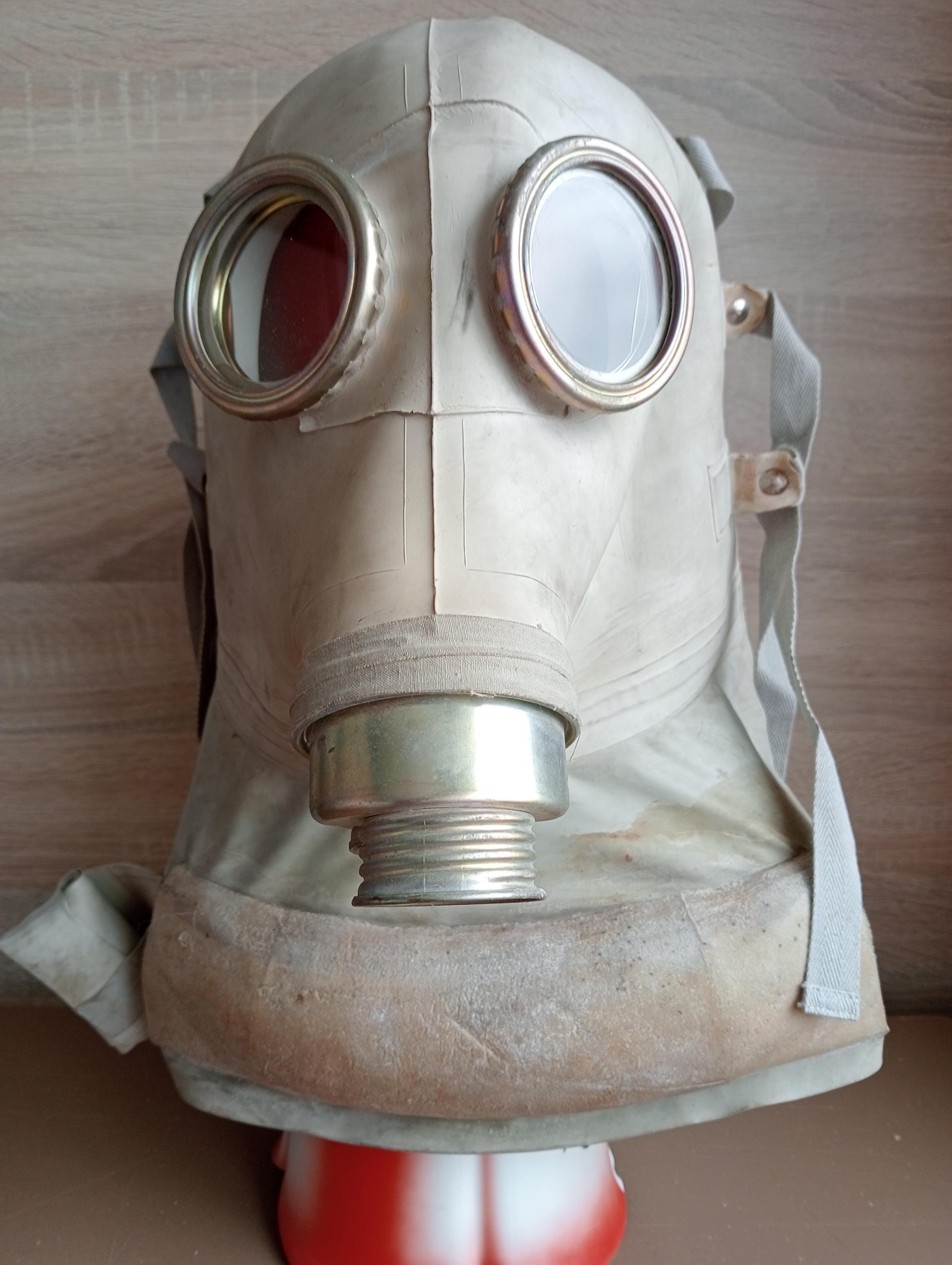 Maschera Antigas Di Protezione Originale SHM-41M 1963 EO-62K Taglia 4 CAPE Esercito Militare Sovietico Vintage GasMask - Italia - Foto 11