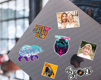 Custom Die-Cut Waterproof Vinyl Stickers: Personalized Photo Stickers