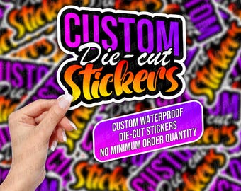 Premium Custom Vinyl Stickers | Waterproof Personalised Logo, Photo & Business Stickers | Premium Laminated Decals | Perfect for businesses