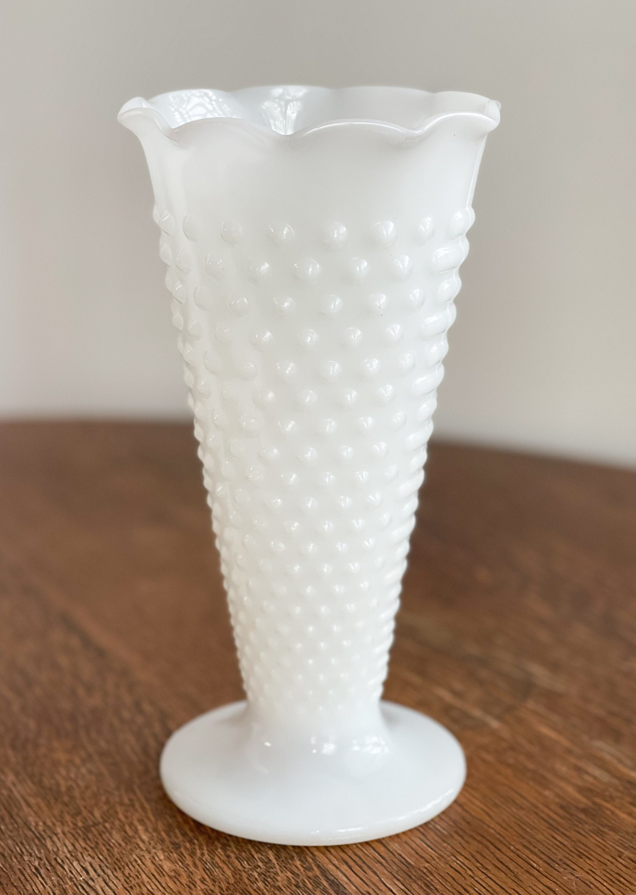 Vintage Milk Glass Vases / Tall Milk Glass / Pick Your Vase / Hobnob