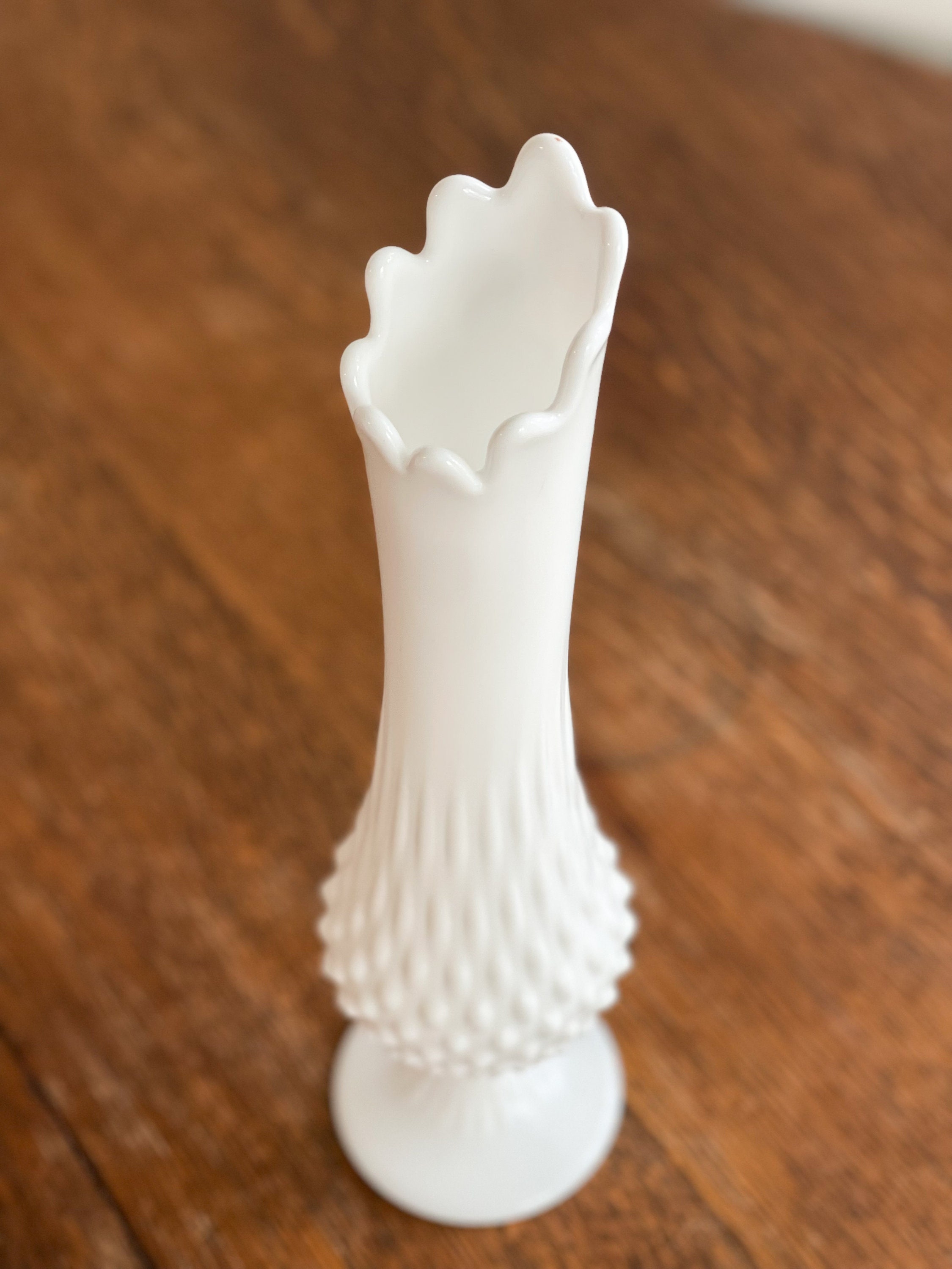 Vintage Milk Glass Vases / Tall Milk Glass / Pick Your Vase / Hobnob