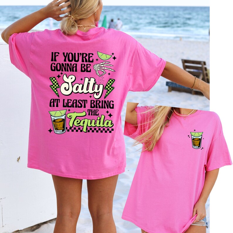 Funny Tequila Shirt Salty Tshirt Day Drinking Tee Tequila Gifts Summer