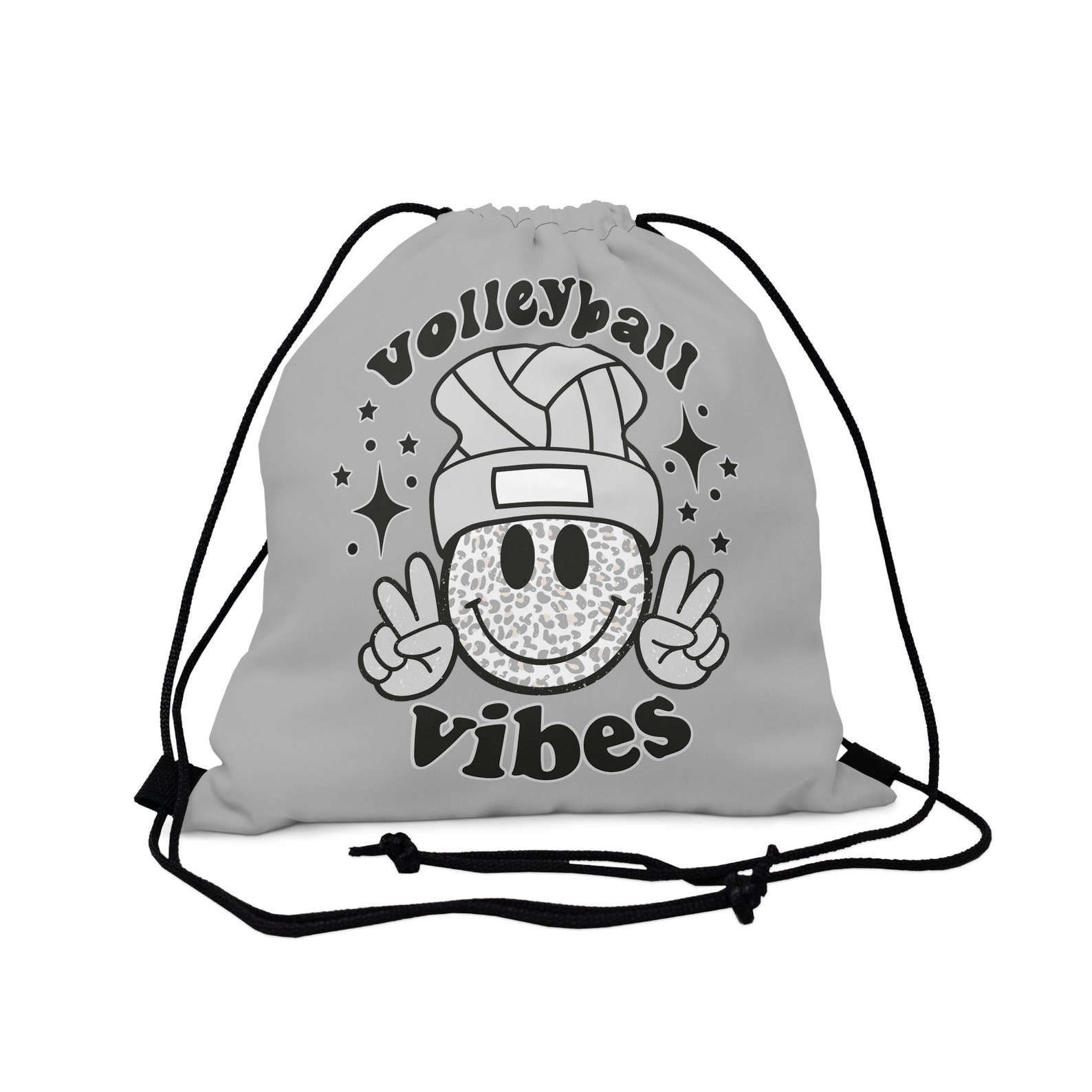 Volleyball Drawstring Bag Volleyball Cinch Bag Volleyball Etsy