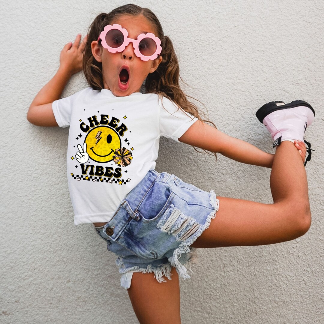 Girls Cheerleading Shirt Girls Cheer Shirt Youth Cheer Shirts Etsy