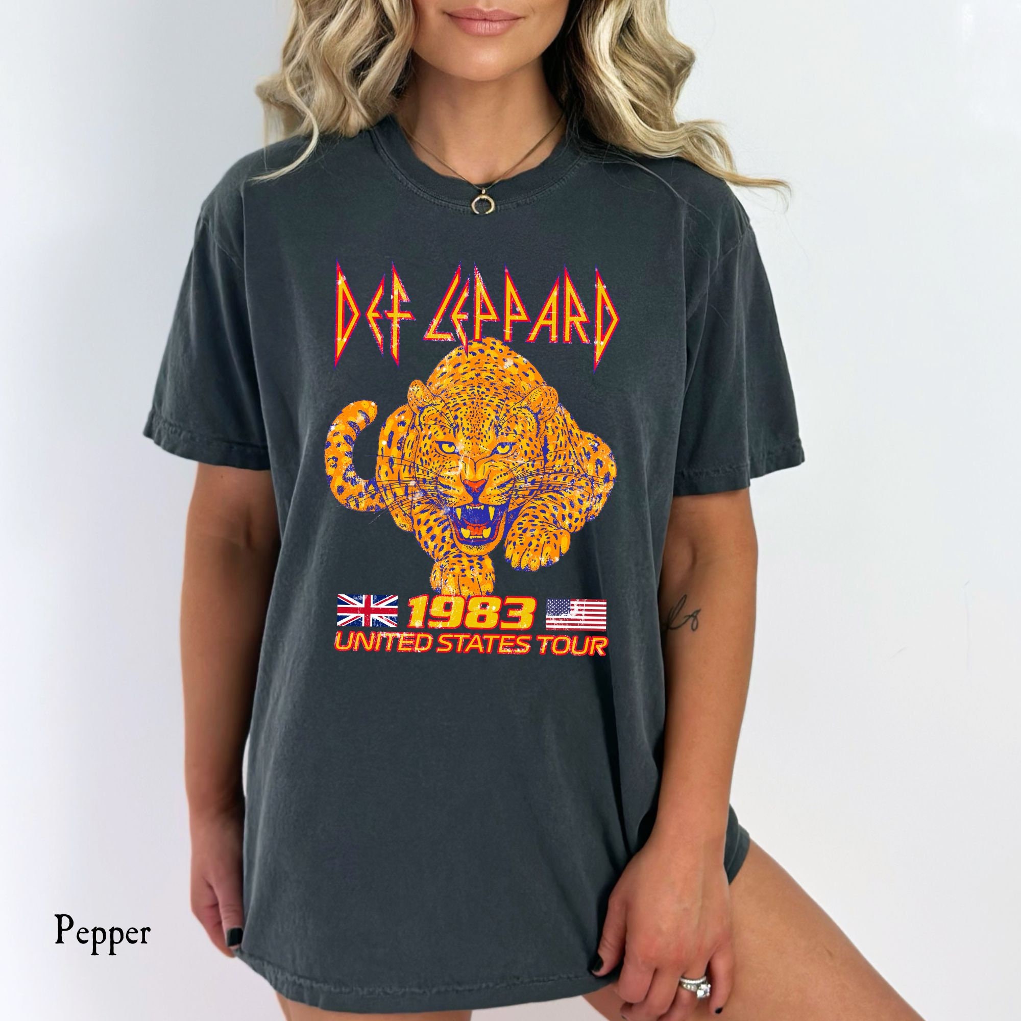 lærken sej lave mad Def Leppard Shirt Rock Band T-shirts Rock Band Tee Shirts - Etsy