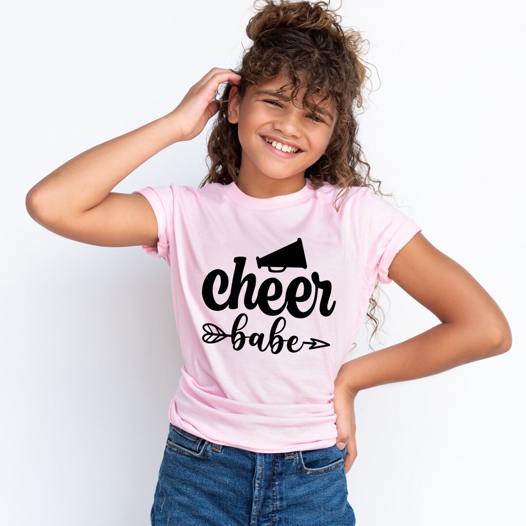 Cheer Babe Shirt Girls Cheer Shirt Cheer Tshirt for Girls Etsy
