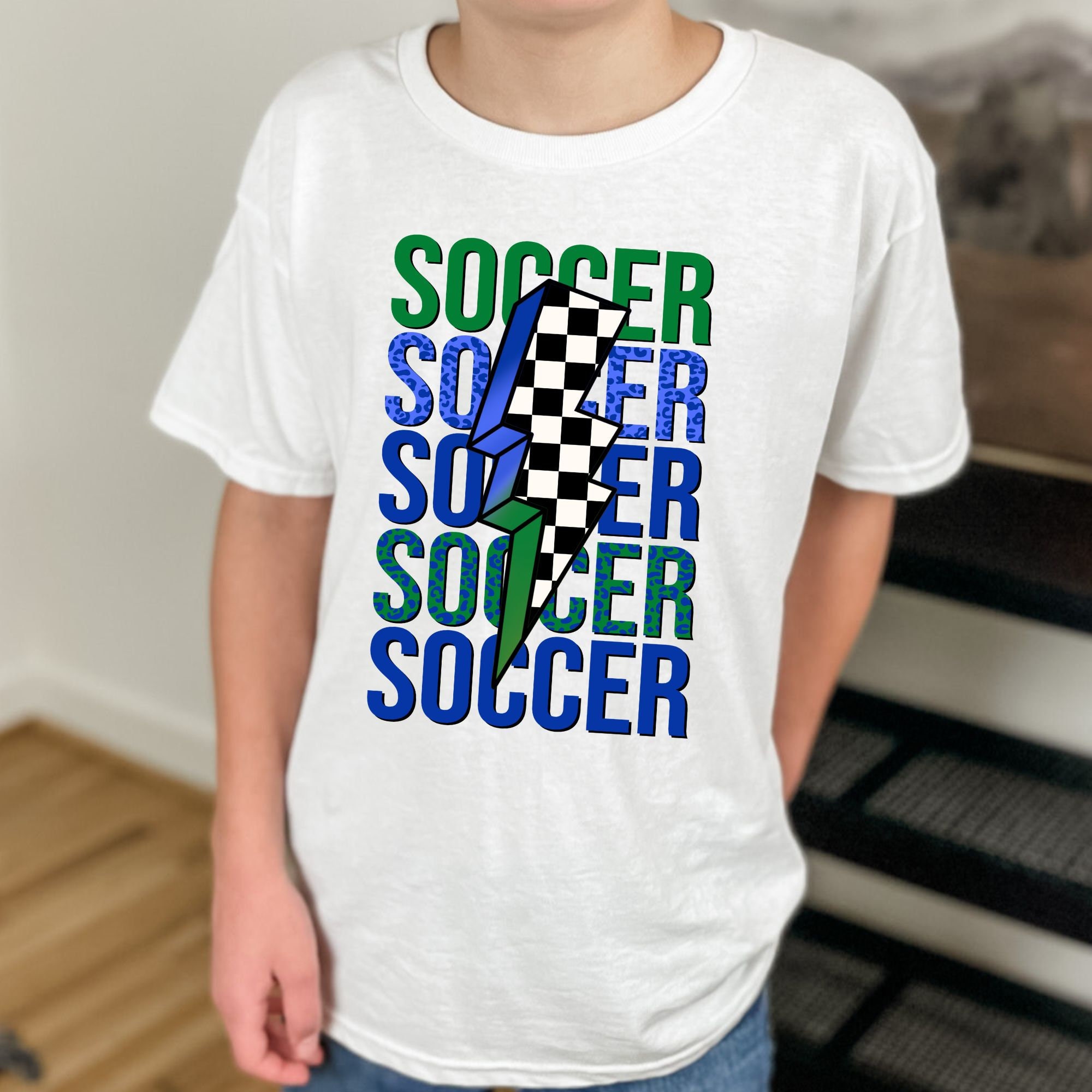 Kids Soccer Shirt Boys Soccer Shirt Soccer Graphic Tee Youth Soccer