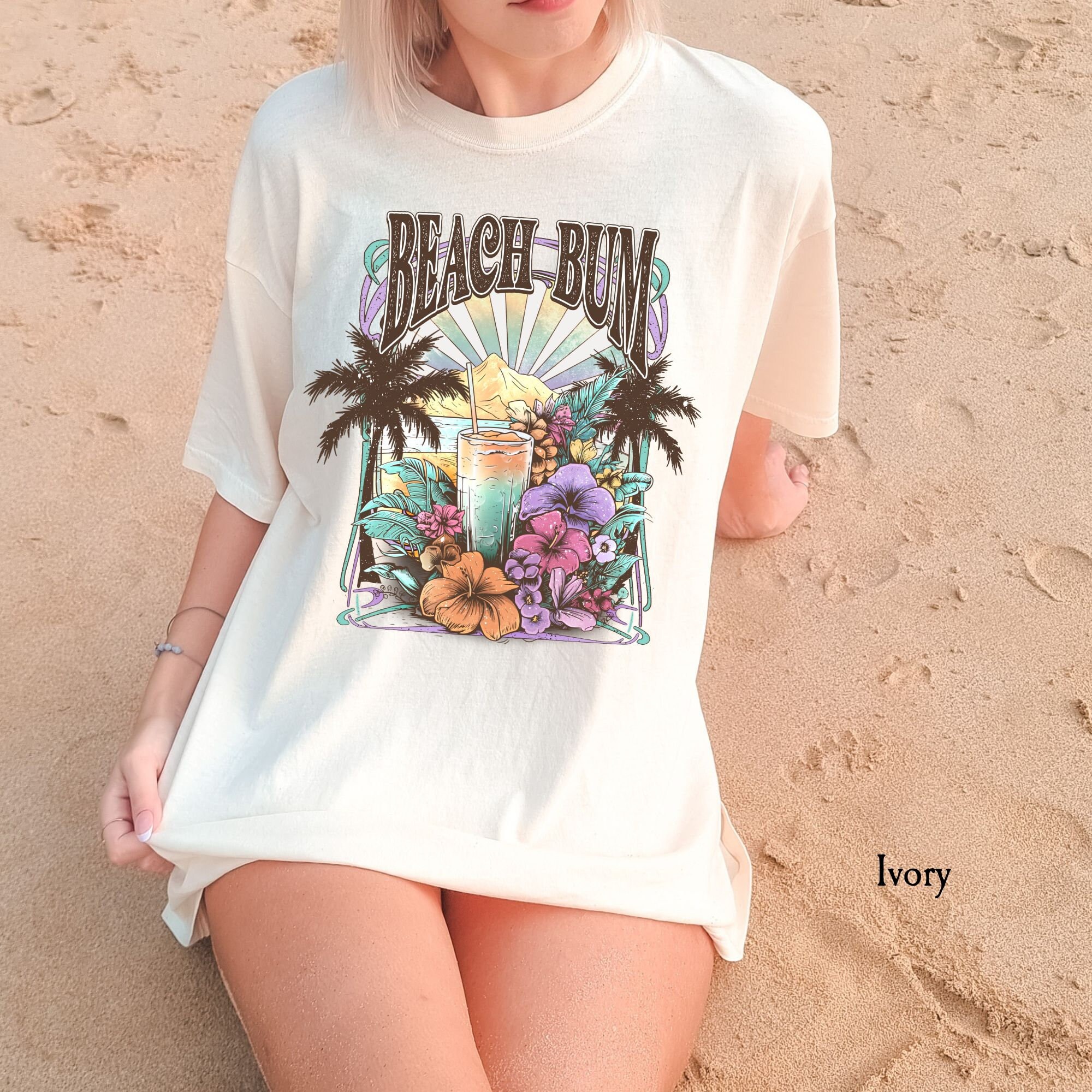 Beach Bum Shirt Beach Vacation Tee Beach Life Tshirt Summer - Etsy