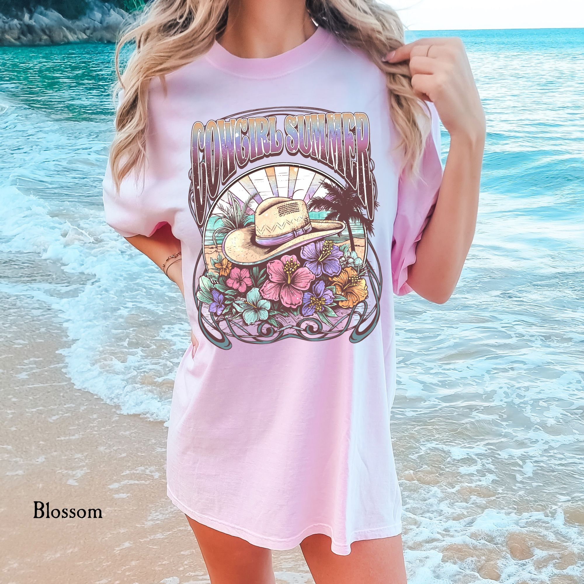 Cowgirl Summer Shirt Coastal Cowgirl Tee Cowgirl Aesthetic - Etsy