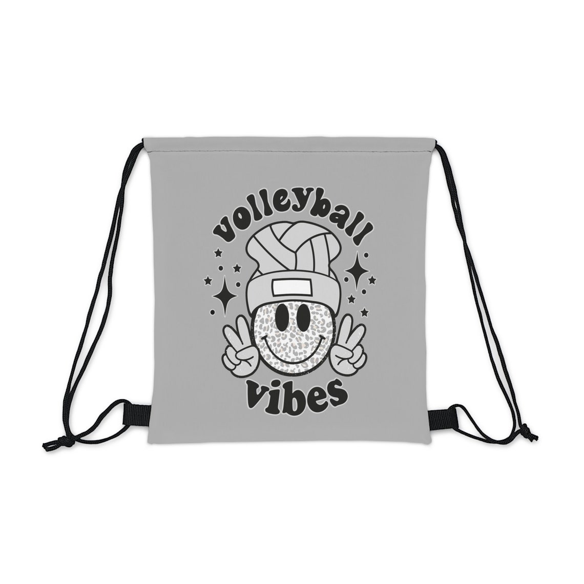 Volleyball Drawstring Bag Volleyball Cinch Bag Volleyball Etsy