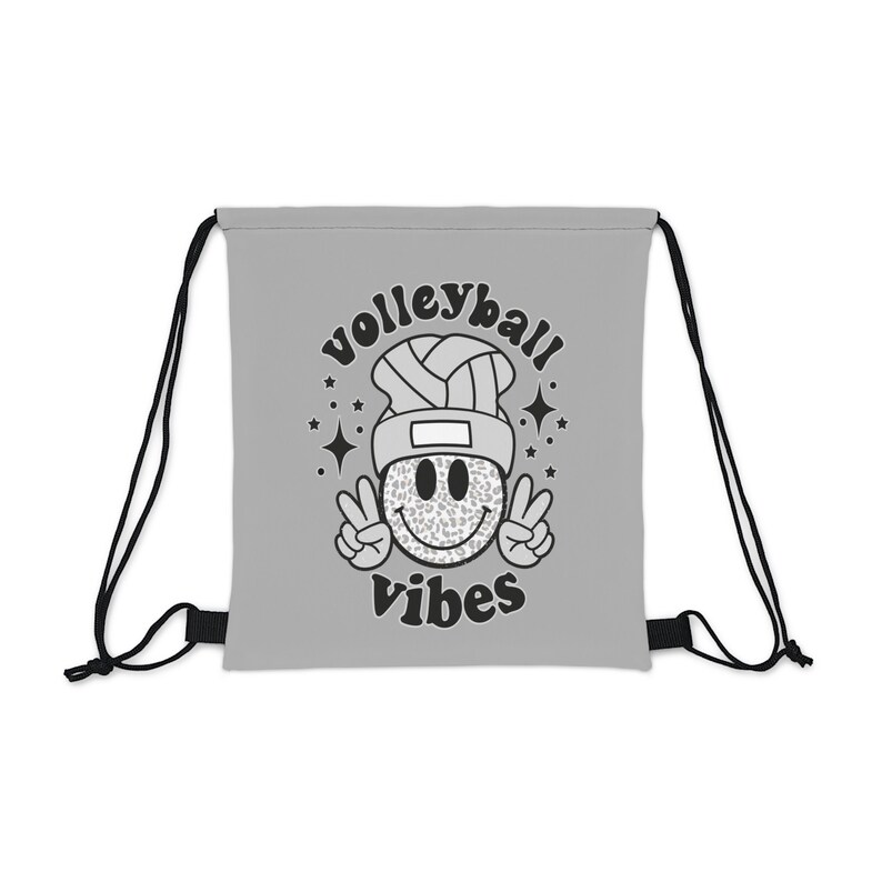 Volleyball Drawstring Bag Volleyball Cinch Bag Volleyball Etsy