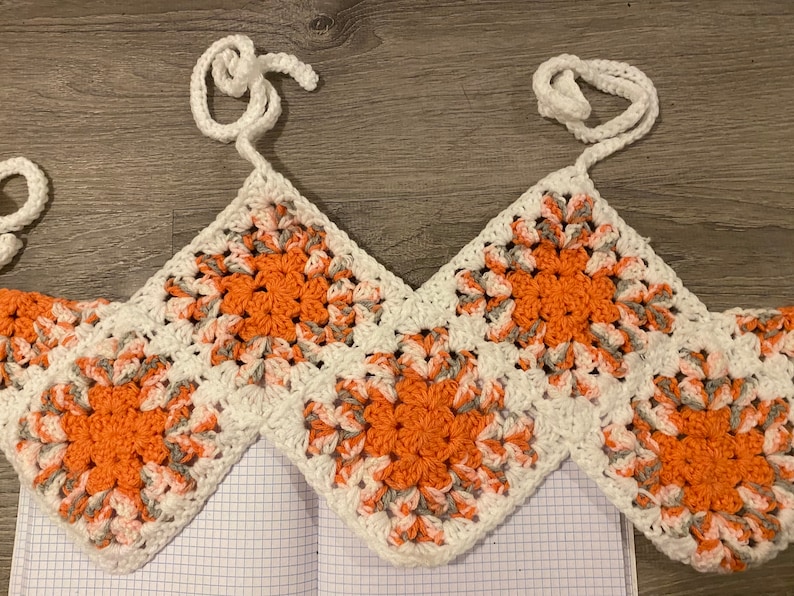 PDF Crochet Pattern Summer Coords Set: Shorts and Halter Top image 2