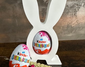 Hasen Figur mit Ü Ei/ Geschenk zu Ostern/ Mitbringsel/ Geschenk für Kinder/ Überraschung/ Osterhase