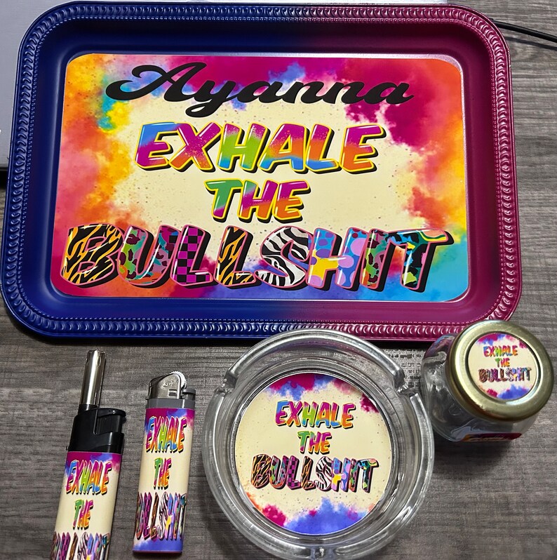 Custom Rolling Tray Sets Etsy