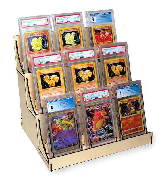 Graded Card Display Shelves - Etsy Graded Card Display Shelves - Etsy