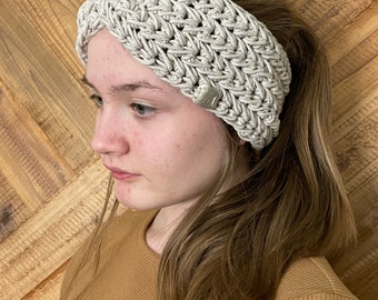 Feather Herringbone Headband Pattern