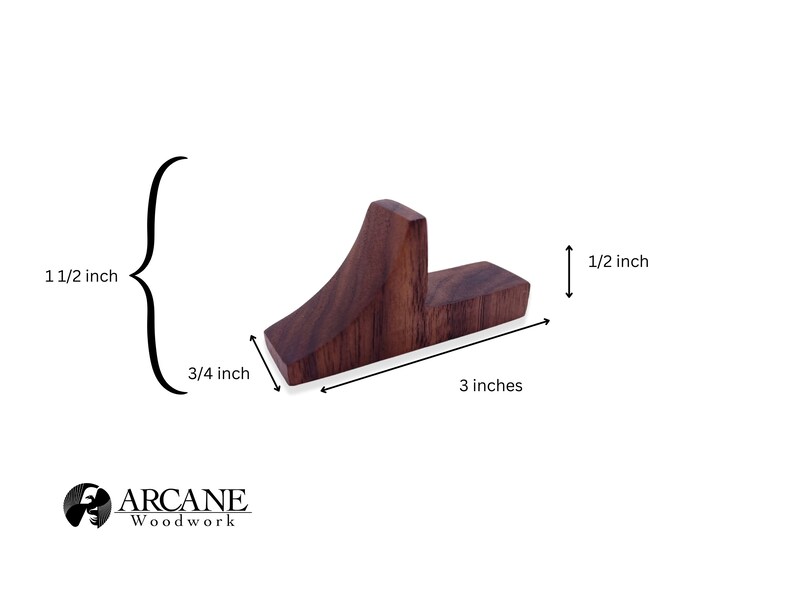 Modern Walnut Plant Pot Risers set of 4 Mid-century - Etsy