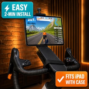 Zwift Ride Tablethouder | Hoesvriendelijke, stabiele iPad-houder voor indoor fietsen