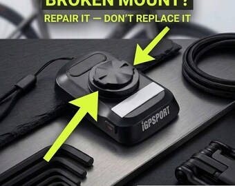 Garmin iGPSPORT Bike Computer Mount Repair Part, Broken Corner Fix