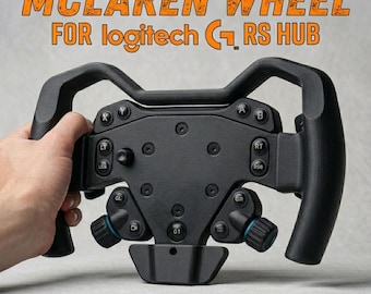Volante McLaren GT3 Sim Racing para Logitech G RS Hub, 280 mm.