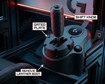 Modificación de palanca de cambios con selector de marchas para Logitech G29 G920 G923, placa de actualización para simulador de carreras personalizada