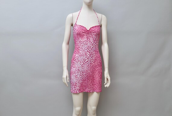 pink leopard slip dress One Teaspoon Rhiannon Ruched Long Slip Maxi Dress