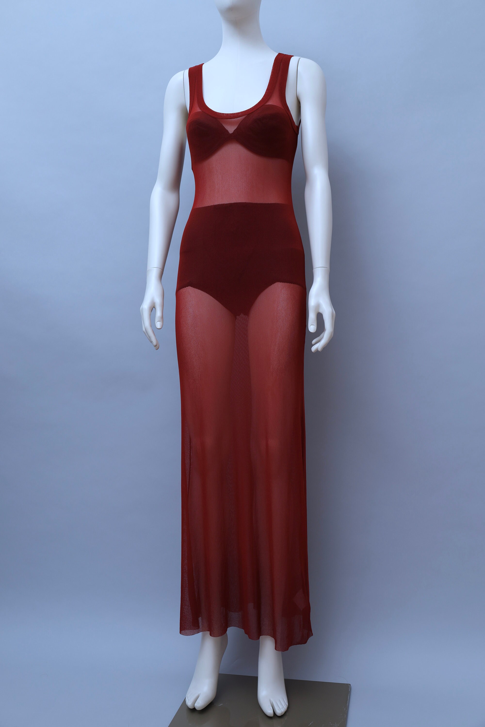 Robe Courte Jean Paul Gaultier Maille Imprimé Psychédélique - S/S 2000, Taille S, Occasion Parfait état