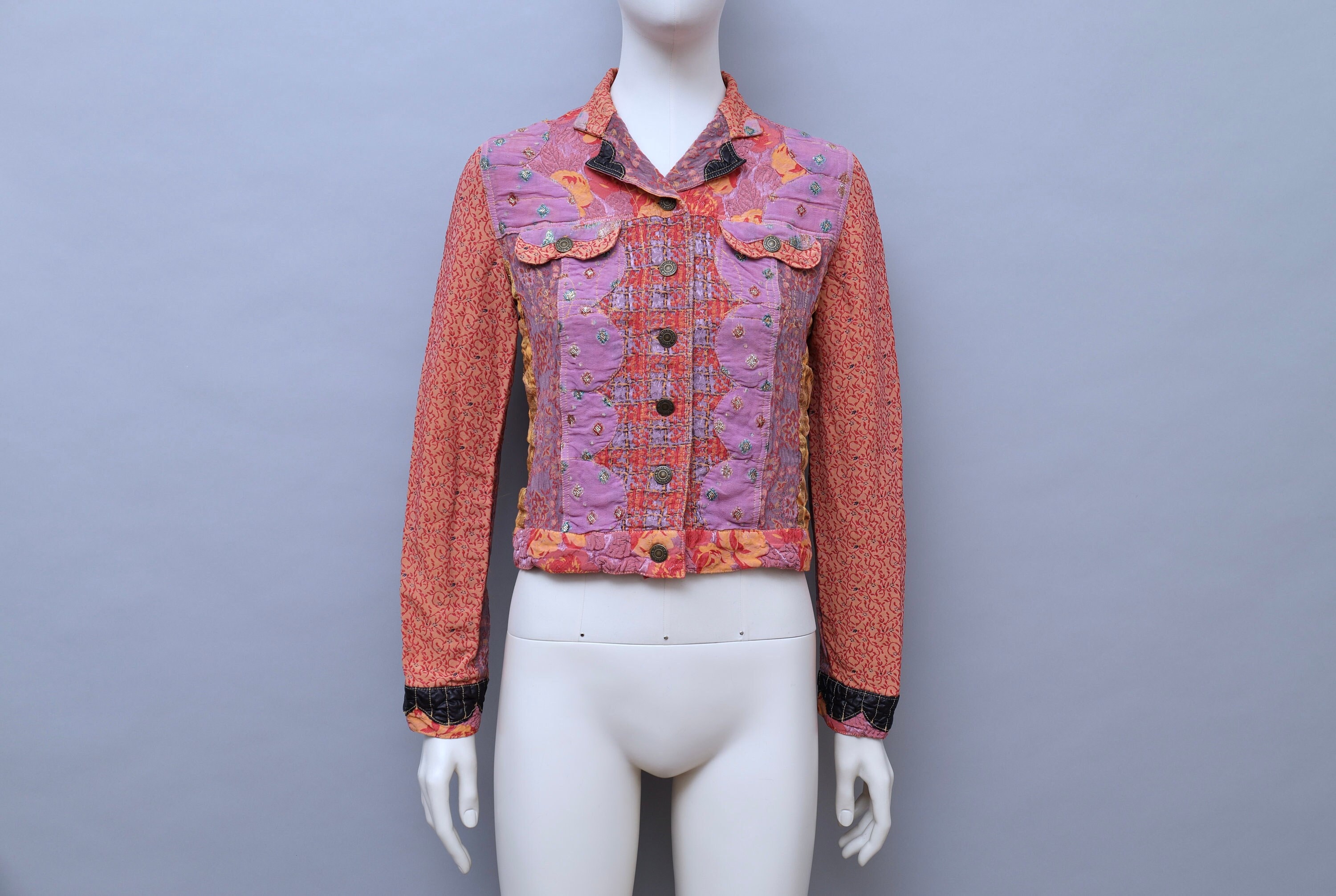 S/S 2005 Yoshiki Hishinuma Multi-coloured Metallic Orange Pink 