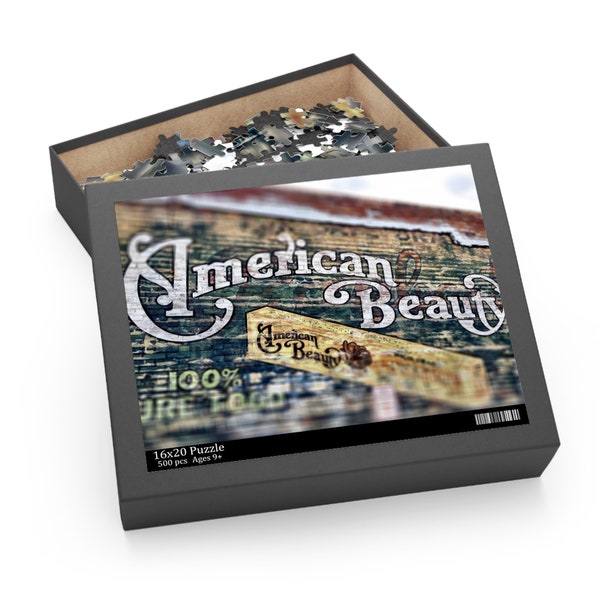 American Beauty Puzzle - Grateful Dead - Chad Zellmer Photography -  Creative Zen Designs. Puzzle (120, 252, 500-Piece)