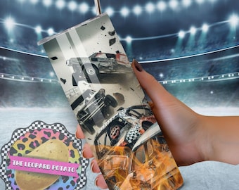 Projekt bębna Demolition Derby: 20oz PNG (pobranie cyfrowe)