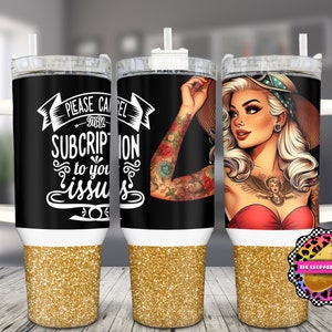 Sarcastic Tumbler Wrap: 40 oz Tumbler Sublimation Design (Digital Download)