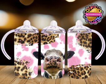 Kuh Schnabeltasse Design: 12 Unzen Becher Sublimation (Digitaler Download)