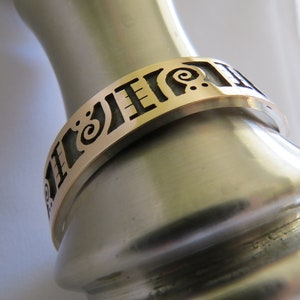 African Weight Motif Cuff