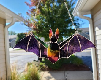 Stained Glass Patterns Bat - Etsy