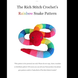 Rainbow Snake Pattern