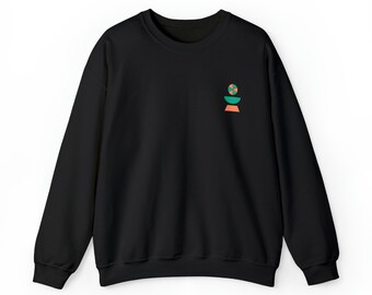 Abstract, geometrisch, minimalistisch ontwerp Unisex Crewneck Sweatshirt, trui, top