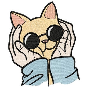 I love my Cat machine embroidery design, Embroidery cat, Cat Head design, Cat lover, Animals embroidery designs 4*4, 4*5, 5*7, 6*8