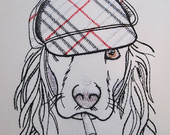 Dog Cocker spaniel Machine Embroidery Design, Embroidery Dog, Dog Head design  5*7, 6*8, 8*10