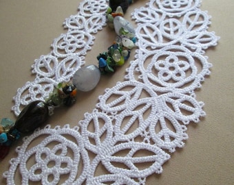 Collar and Cuffs Tatting Machine Embroidery Design  Freestanding Lace(FSL), Embroidery Collar, Lace Cuffs 5*10, 4*9