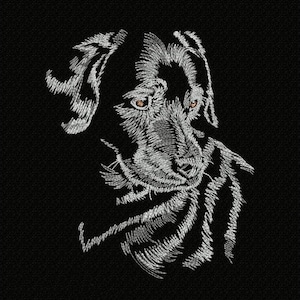 Dog machine embroidery design, Embroidery dog, Embroidery our pets, Redwork Sketch Dog    5*7, 6*8, 8*10
