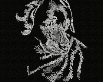 Dog machine embroidery design, Embroidery dog, Embroidery our pets, Redwork Sketch Dog    5*7, 6*8, 8*10