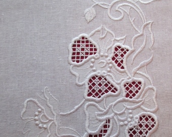 Flowers Cutwork(Richelieu) Machine Embroidery Design, Embroidery Cutwork, Embroidery Flowers, Whitework  Embroidery  5*7, 6*9, 7*9