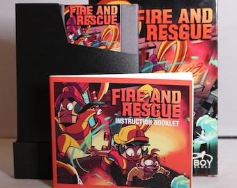 Fire And Rescue (NES homebrew Complete-in-Box)