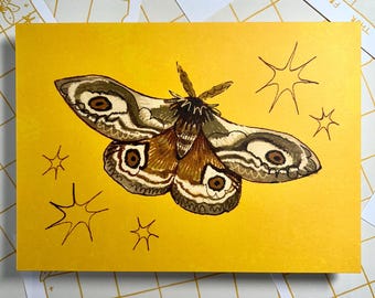 Moth Calendar Art Print