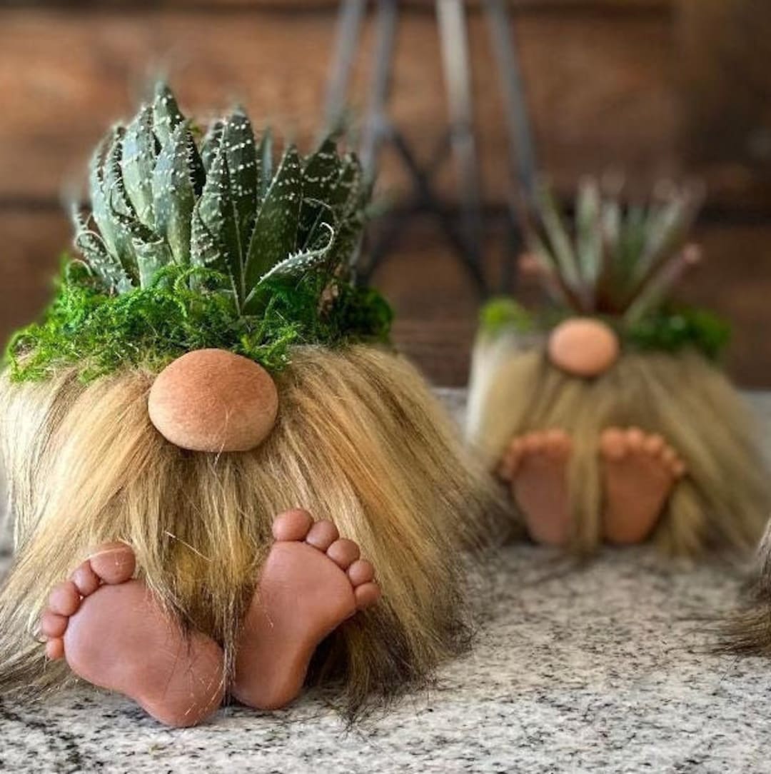 Gnome Planters Etsy